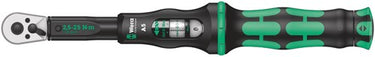 Wera click-torque a 5 draaimomentsleutel met omschakelratel (zwart groen)