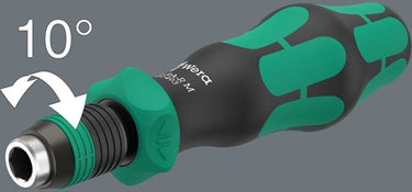 Wera kraftform kompakt 838 ra-r m imperial set 1 bitset (zwart groen, 15‑delig)