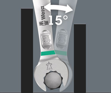 Wera ring-steeksleutel | sw 9 mm lengte 120 mm | model a | gelegeerd gereedschapsstaal | 1 stuk - 05020219001 05020219001