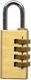 Werkzeyt hangslot messing 35.5x3mm - b34123