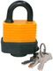Werkzeyt hangslot oranje 30mm - b34217