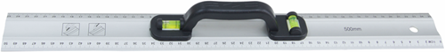 Load image into Gallery viewer, Werkzeyt liniaal 500mm met 2 libellen alu - b26350
