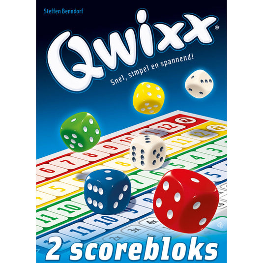 White goblin games qwixx 2 scorebloks