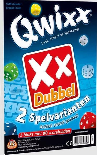 White goblin games qwixx dubbel dobbelspel