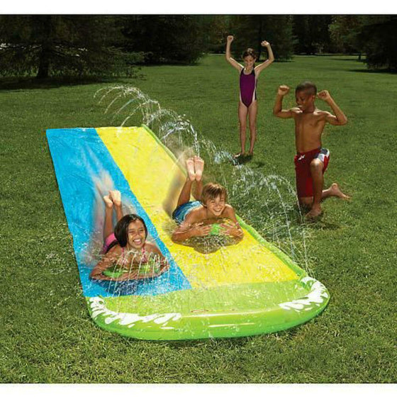 Load image into Gallery viewer, Wham-o Slip 'N Slide 2-persoons Waterglijmat 480 cm Geel
