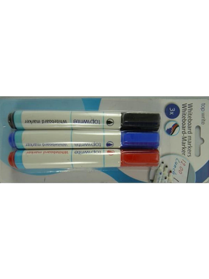 Load image into Gallery viewer, Topwrite whiteboardstift rood, blauw, zwart - 3st.
