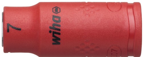 Load image into Gallery viewer, Wiha 246227 dopsleutelinzet geïsoleerd 1 4 buitenzeskant 7.0 mm x 42 mm - 43092
