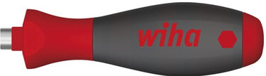 Wiha 28102 schroevendraaier met bithouder softfinish magnetisch 1 4 112 mm - 32160