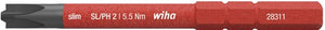 Wiha 2831132 bit slimbit electric plusmin phillips sl ph2 x 75 mm - 34588