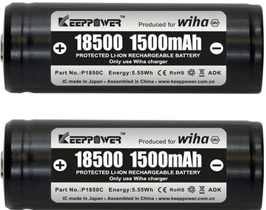 Wiha 41914 | accuset 18500 li-ion | 2 stuks (2x 1.5ah accu + lader) - 41914