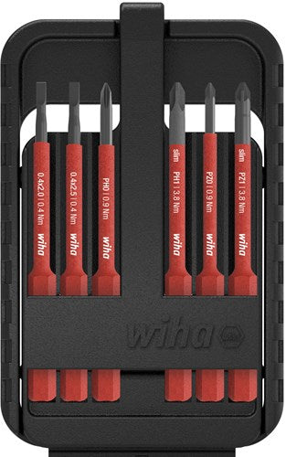 Wiha bitset slimbit electric 43160 (rood)