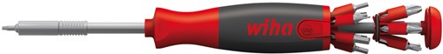 Afbeelding laden in galerijviewer, Wiha 43895 | schroevendraaier met bitmagazijn | liftup 26one | 13 dubbelbits - 43895
