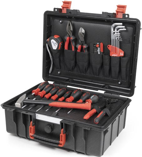 Load image into Gallery viewer, Wiha 9300-71403 gereedschapskoffer basic set l mechanisch | 18 delig - 45531
