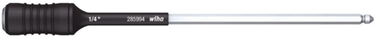 Wiha bithouder | 4 mm 1 4 inch c 6,3 + e 6,3 | snelwisselkop | lengte 162 mm | 1 stuk - 27526 - 27526