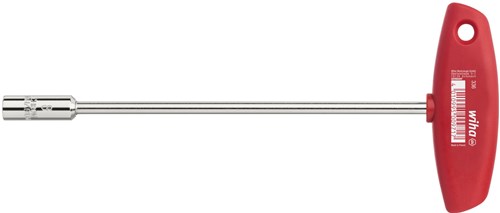 Load image into Gallery viewer, Wiha dopsleutel met dwarsgreep zeskant hoogglans vernikkeld | 7 x 125 mm - 968 - 00968
