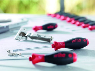 Wiha schroevendraaierset 302hk6so | 6-delig sleuf ph | meercomponentengrepen | ronde kling | 1 stuk - 07152 - 07152