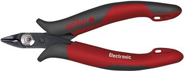 Wiha zijkniptang electronic zeer smalle, spitse kop zonder facet | 128mm 5 1 8 | blisterverpakking - 27388 - 27388