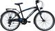 Wings blast 24 inch 36 cm jongens 6v v-brakes zwart blauw