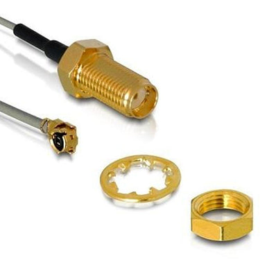 Delock hf-sma aansluiting voor montage adapter (0,35 meter)
