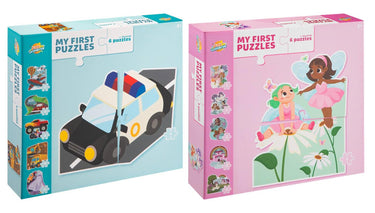 Toy universe my first puzzle 6-in-1 vormenpuzzel, 2 assorti