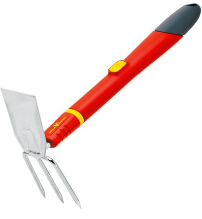 Wolf-garten multi-star dubbelhakje ln-m zm 015 schoffel (rood geel)