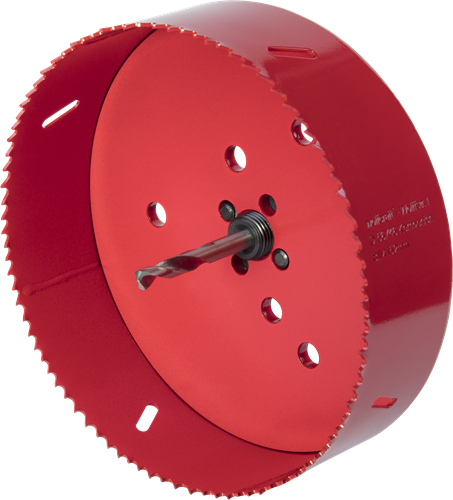 Wolfcraft bi-metalen gatenzaag | inclusief schacht boor | bim | ø152 | 1 stuk - 5498000