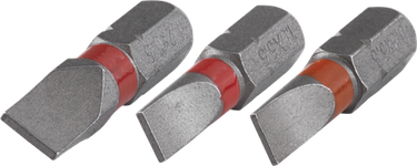 Wolfcraft bits solid | sleuf 0.8x5.5, 1.0x5.5, 1.2x6.5 | 3-delig - 1338000