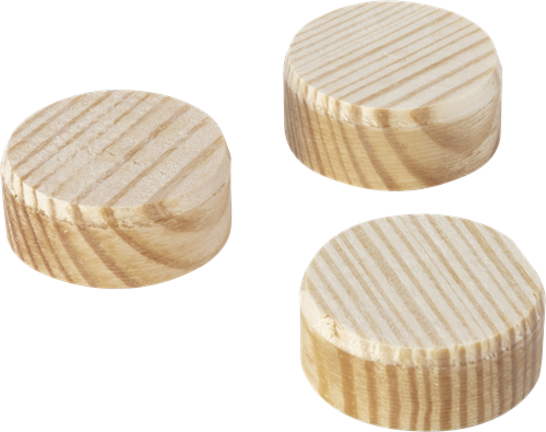 Wolfcraft conusplaatjes | ø25mm | 20 stuks - 2942000