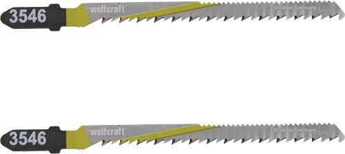 Load image into Gallery viewer, Wolfcraft decoupeerzaagblad | hcs | l=100mm | t-schaft | 2 stuks - 3546000
