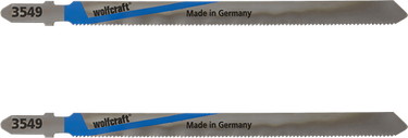 Wolfcraft decoupeerzaagblad | hss | l=130mm | t-schaft | 2 stuks - 3549000