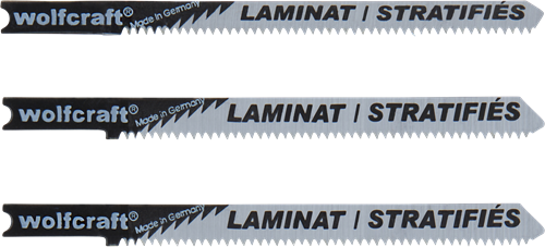 Load image into Gallery viewer, Wolfcraft decoupeerzaagbladen | t-schacht | hcs | set voor b d | 3 stuks - 2674000
