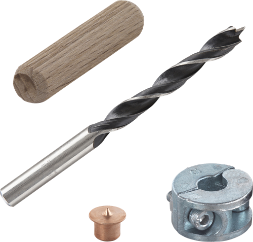 Load image into Gallery viewer, Wolfcraft deuvelset | ø10mm | 25-delig | 1 set - 2918000
