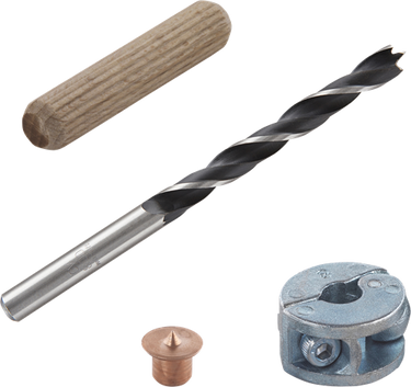 Wolfcraft - deuvelset 28 delig - 8mm deuvel - 2917000