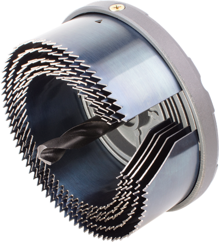 Load image into Gallery viewer, Wolfcraft gatzaag | 5-delig | ø68, 74, 80, 90, 100mm | 1 set - 8918000
