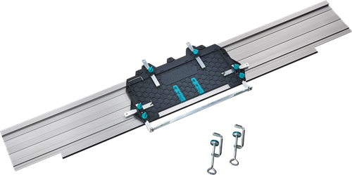 Wolfcraft - geleiderail universeel voor cirkelzaag 1450mm - zaaggeleider- fks 145 geleidingssysteem voor invalzaag - 6913000