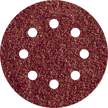 Wolfcraft hechtschuurschijven | korund | k80 | geperforeerd | ø125mm | 5 stuks - 2070000