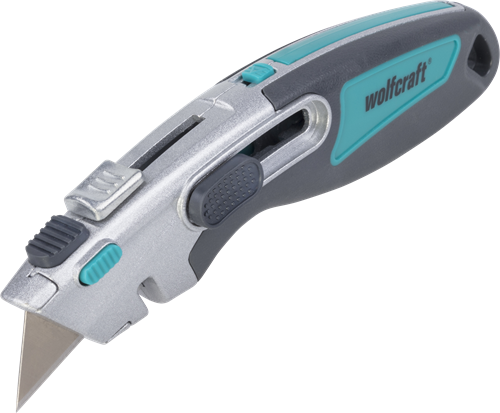 Load image into Gallery viewer, Wolfcraft professioneel dubbel veiligheidsmes | met trapeziummes | 1 stuk - 4106000
