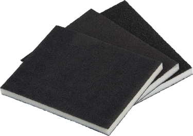 Wolfcraft schuursponzen | k60, k120, k180 | 98 x 123 x 10mm | 3 stuks - 2895000