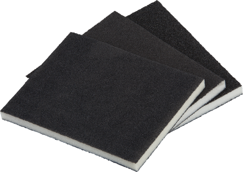Load image into Gallery viewer, Wolfcraft schuursponzen | k60, k120, k180 | 98 x 123 x 10mm | 3 stuks - 2895000
