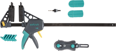 Wolfcraft - terrasbouw set - vlonderbevestiging - 11 delig - 6988000