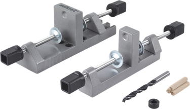 Wolfcraft - deuvel set - universele boormal - deuvelmal - 3750000