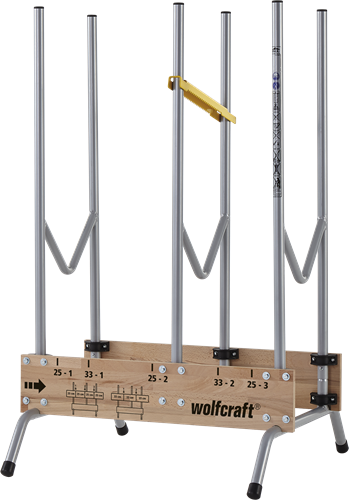 Wolfcraft - professionele zaagbok - voor kettingzaag - hout - opbouwbare, stabiele zaagbok voor brandhout - 10 jaar garantie - 5121000