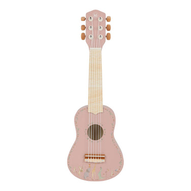 Little dutch safari friends houten gitaar pink fsc