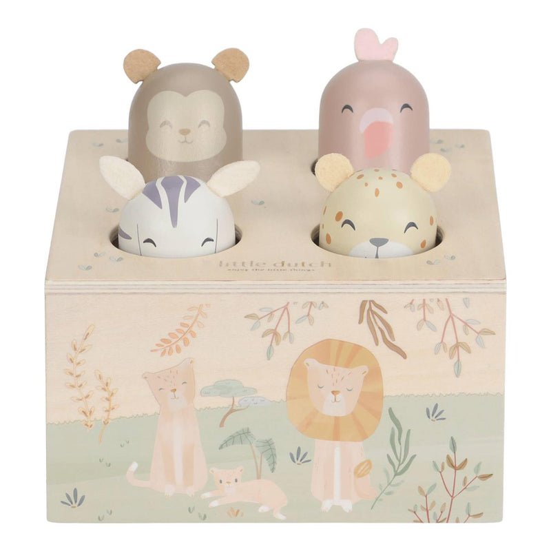 Load image into Gallery viewer, Little dutch safari friends pop-up speelgoed fsc
