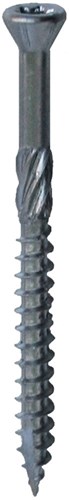 Woodies schroeven woodies ultimate vlonderschroef 5.0x70 40 platverzonken kop t-25 rvs410 - 61960481