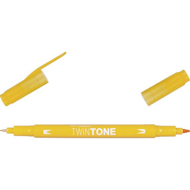 Tombow • twintone dual-tip brushpen chrome yellow