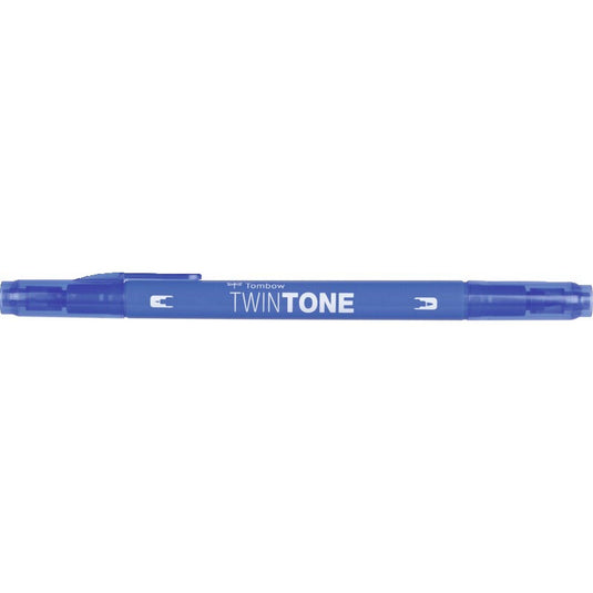 Tombow • twintone dual-tip brushpen blue