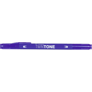 Tombow • twintone dual-tip brushpen prussian blue