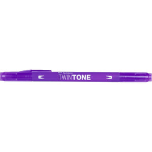 Tombow • twintone dual-tip brushpen violet