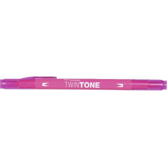 Tombow • twintone dual-tip brushpen pink